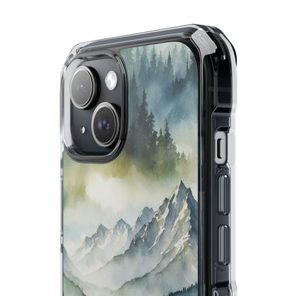 Misty Peaks Emerge iPhone Case - Impact