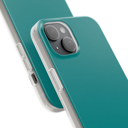 Dark Cyan iPhone 15 - Flexi Phone Case