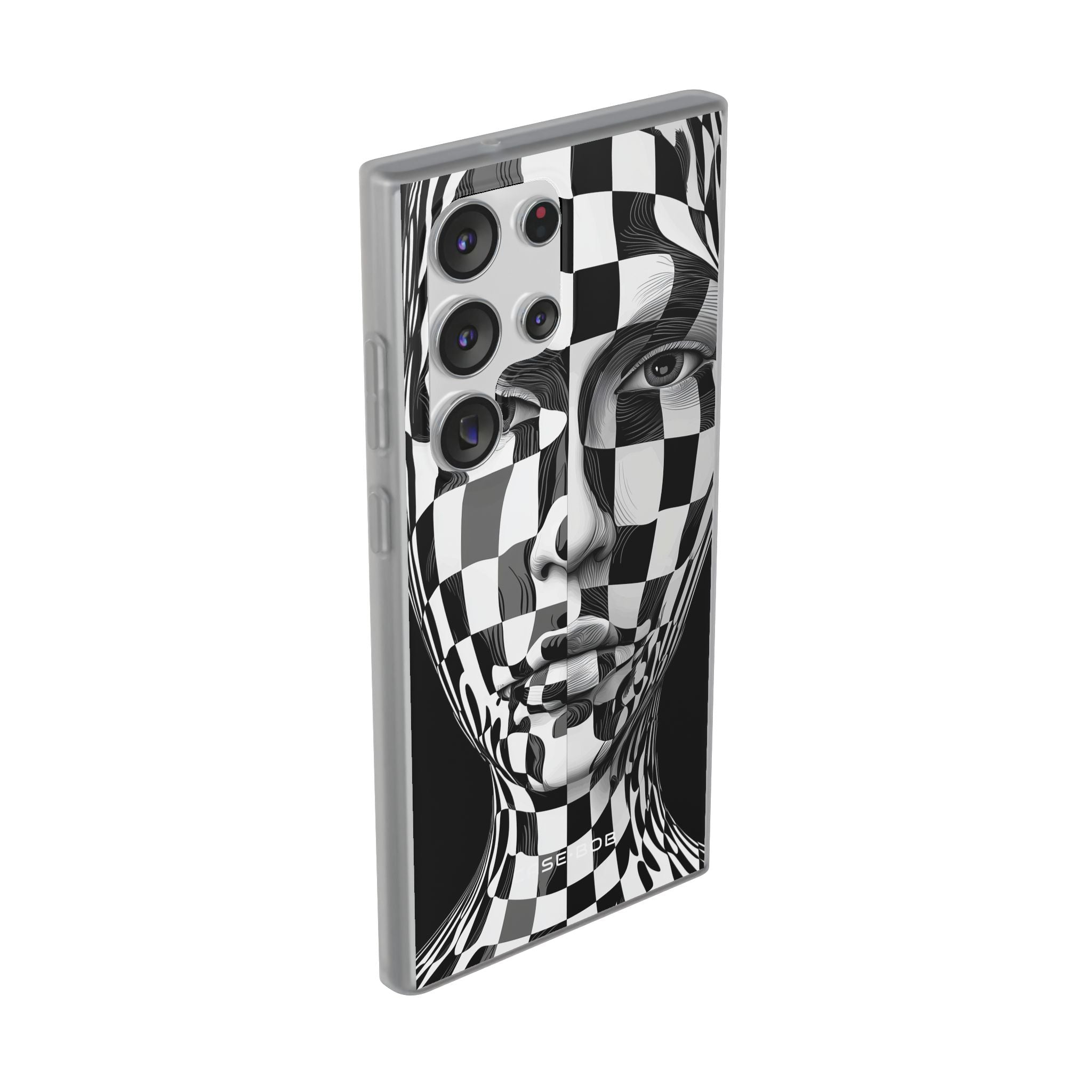 Checkered Face Samsung S23 Ultra Case - Soft