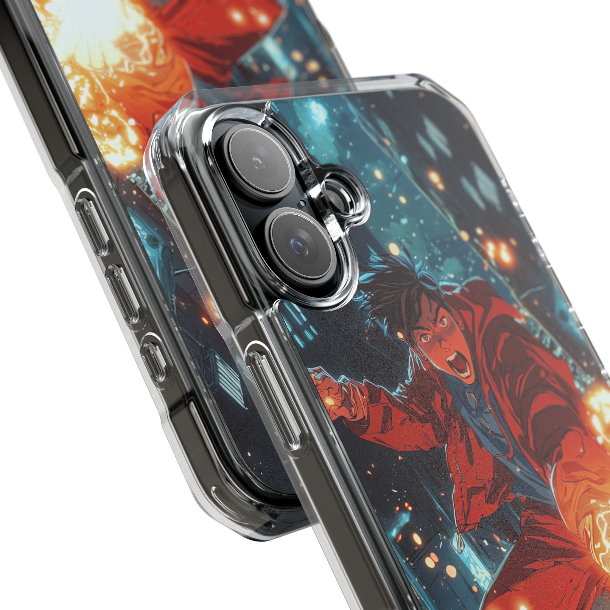 Flames Ignite Action iPhone Case - Impact