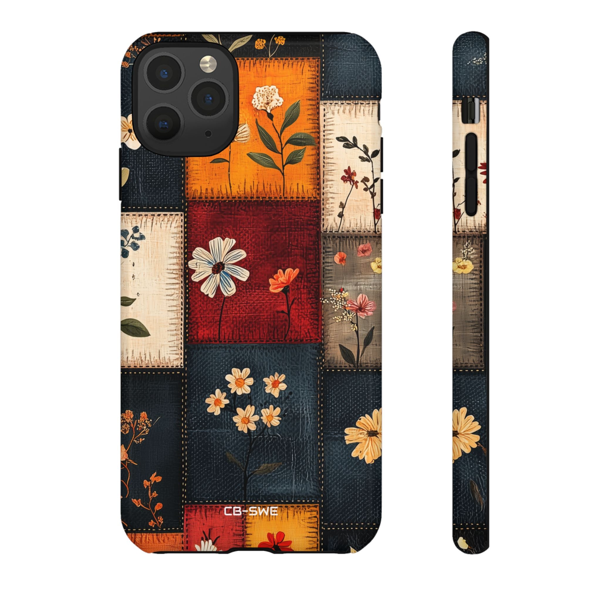 Floral Patches Bloom - iPhone Case