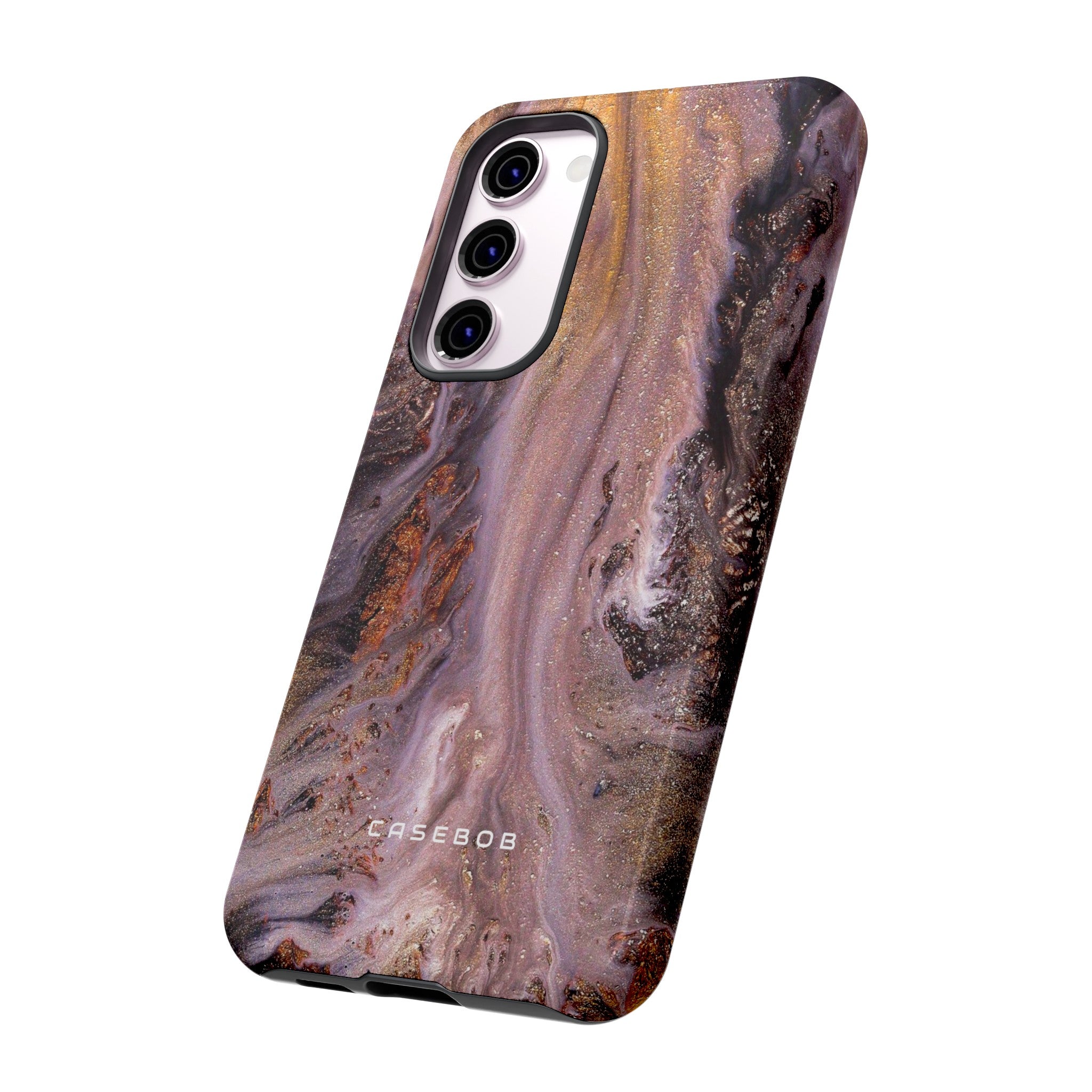 Pink Marble Ink Art - Protective Phone Case