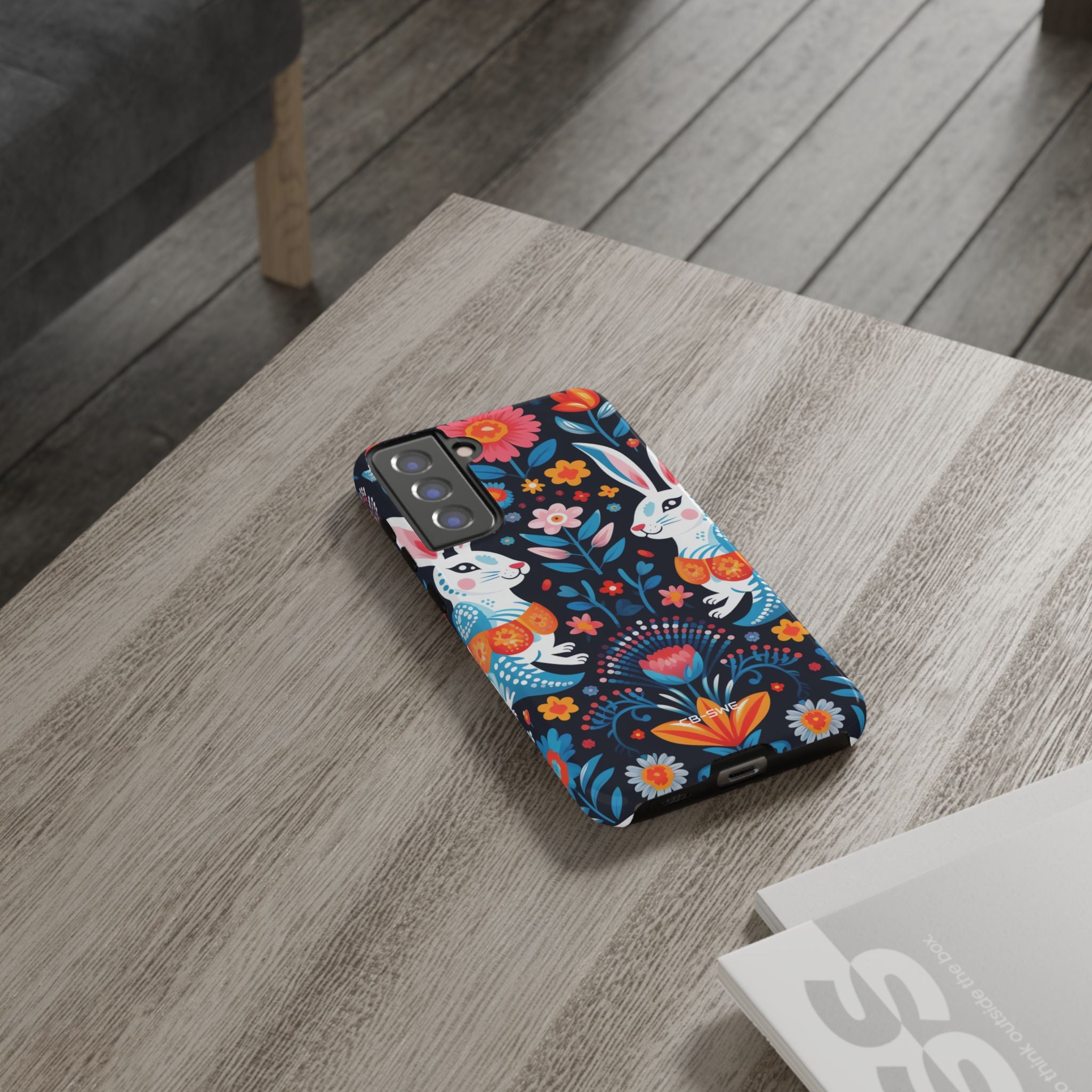 Bunnies Hop Flowers - Samsung Case