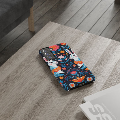 Bunnies Hop Flowers - Samsung Case