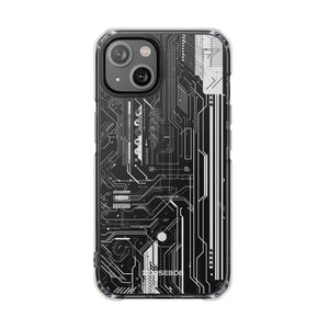 Circuitry Aesthetics - Handyhülle für iPhone (Clear Impact - Magnetisch) 