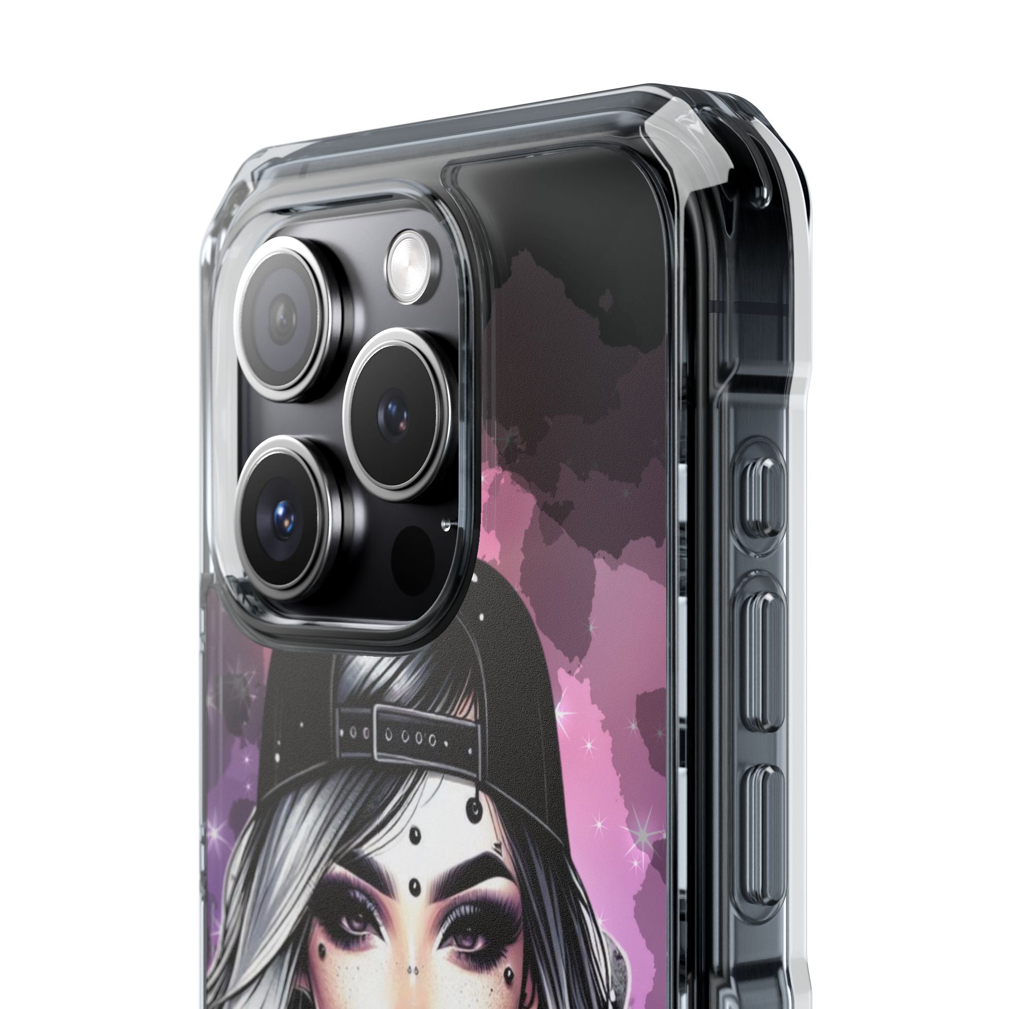 Silver Sip Nebula iPhone 15 Pro Case - Impact