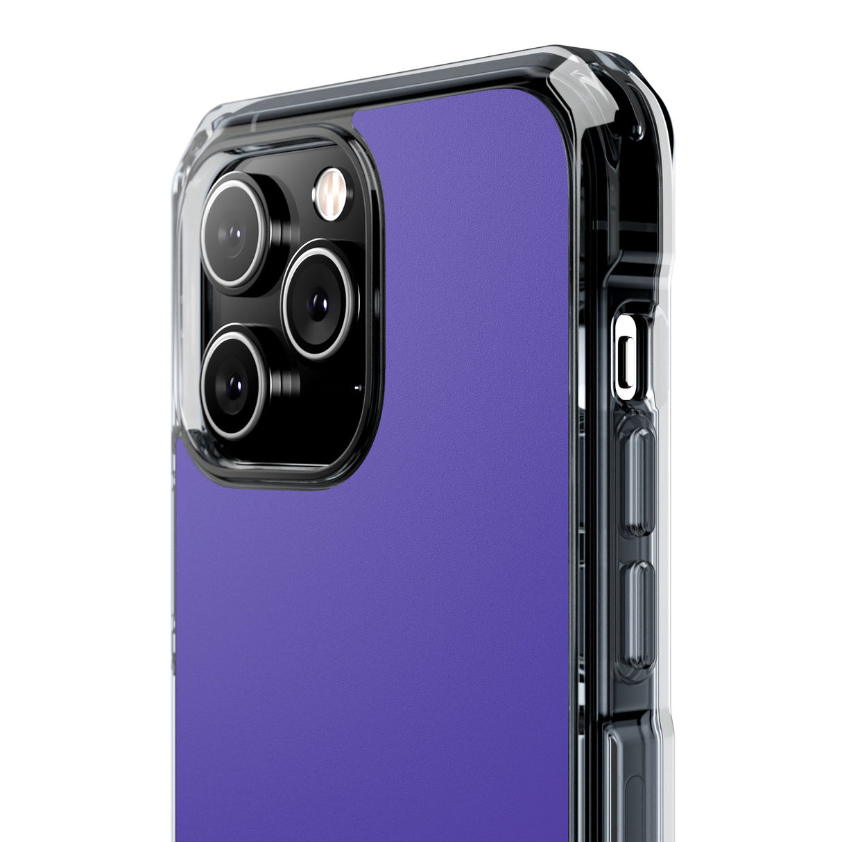 Plump Purple | Handyhülle für iPhone (Clear Impact Case – magnetisch) 