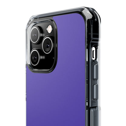 Plump Purple - Clear Impact Case for iPhone