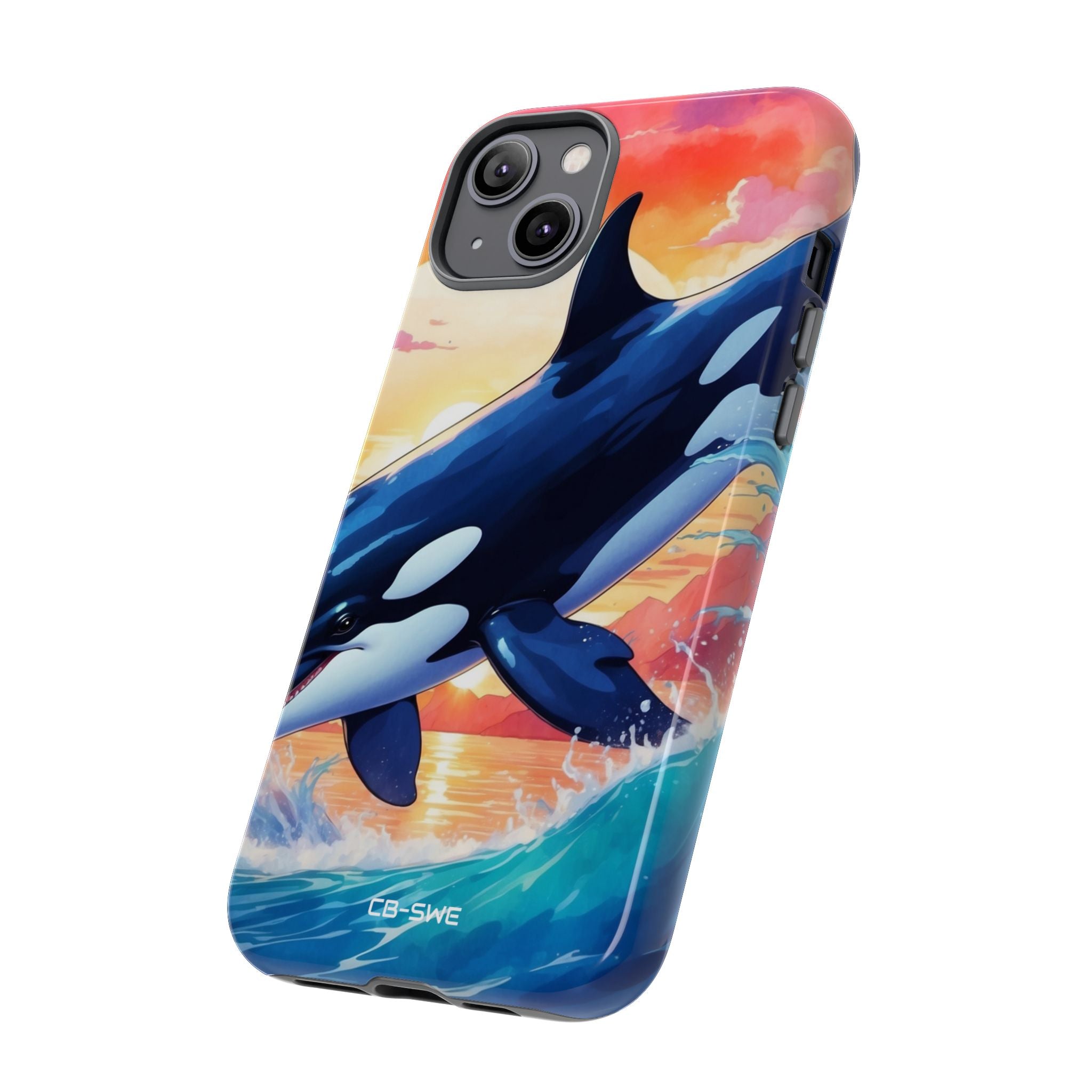 Orca Leaps Joyfully - iPhone Case