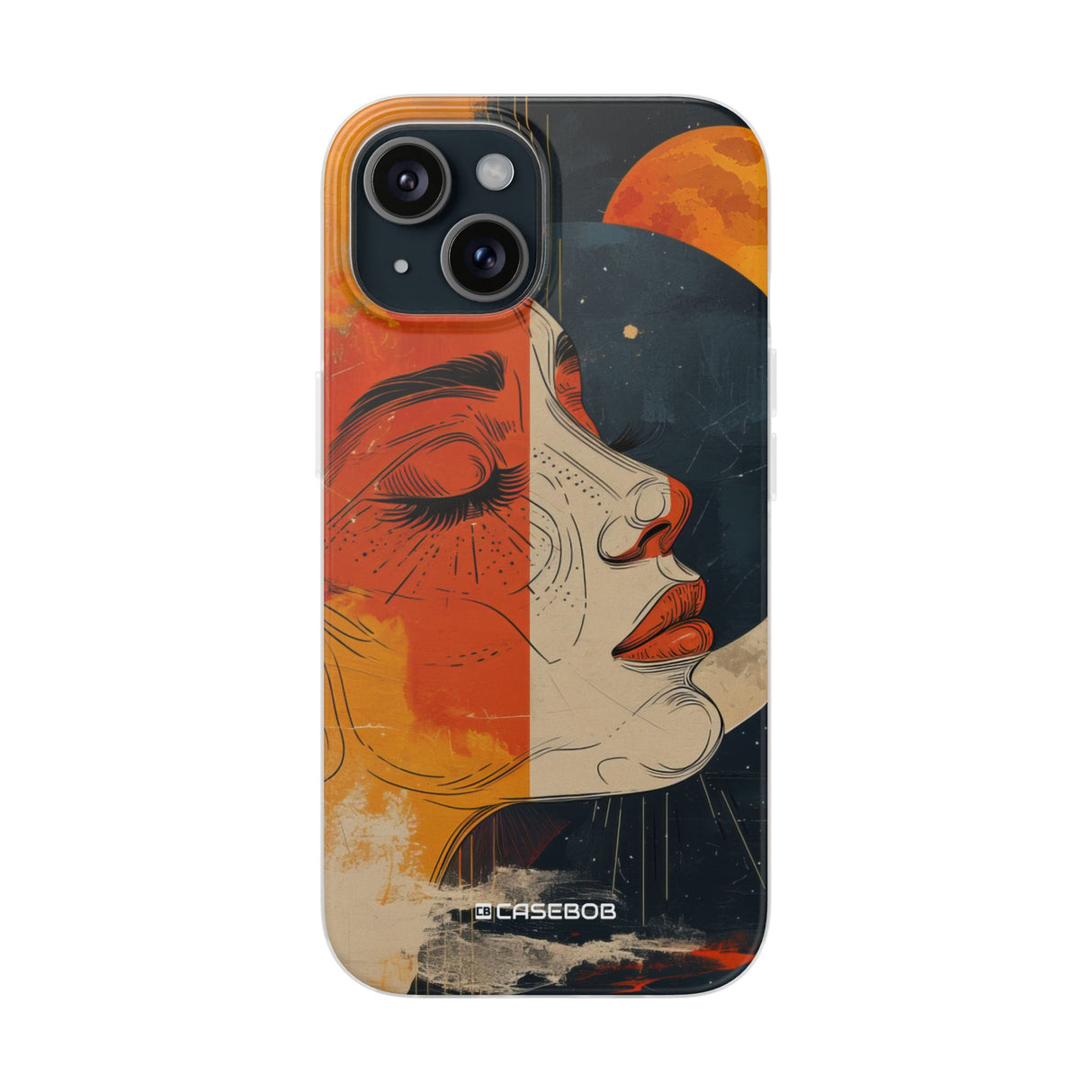 Celestial Duality | Flexible Phone Case for iPhone