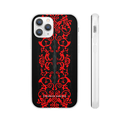 Gothic Crimson Symmetry iPhone 11 - Flexi Phone Case