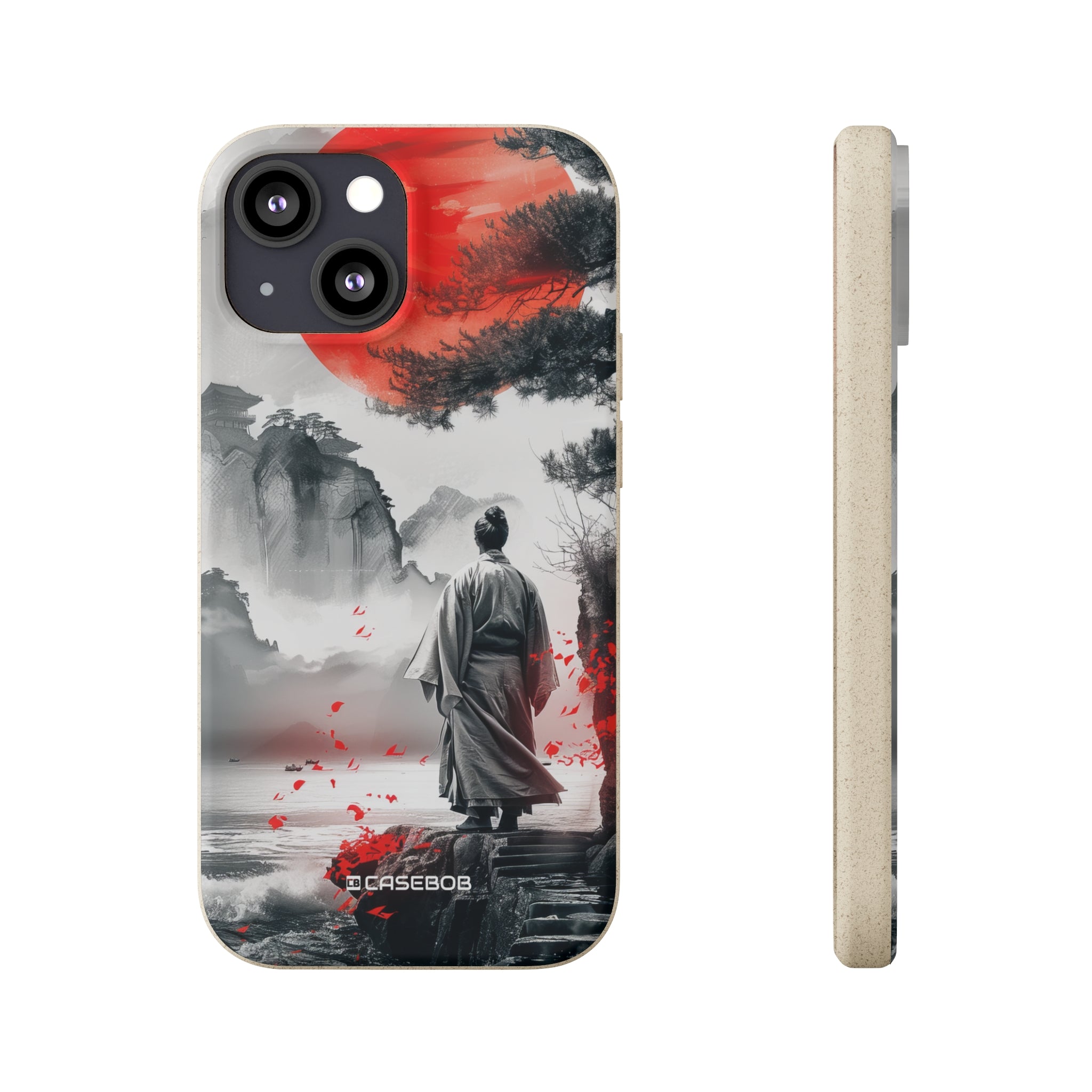 Serene Samurai Sunrise | Biodegradable Phone Case