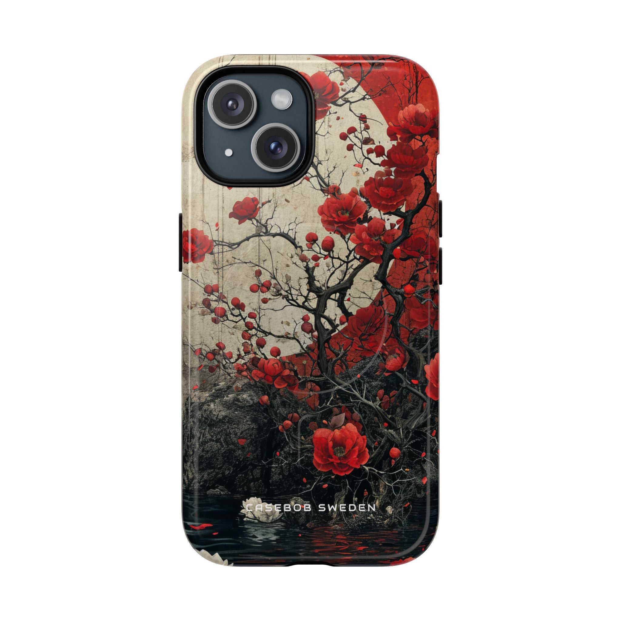 Zen Blossoms in Moonlight iPhone 15  Tough+ Phone Case