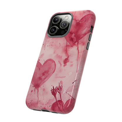 Cupid's Heart Entwined - Protective Phone Case