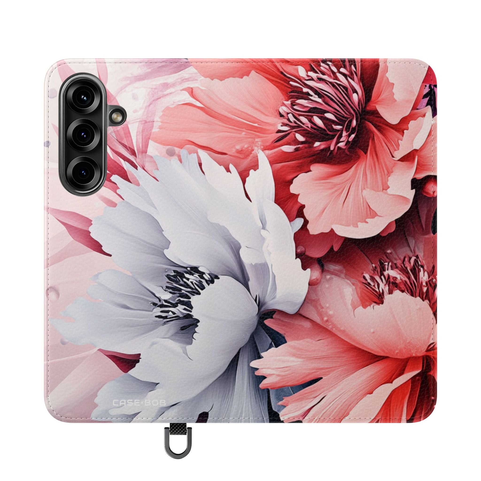 Coral Blossom - Samsung S25 Case - Wallet