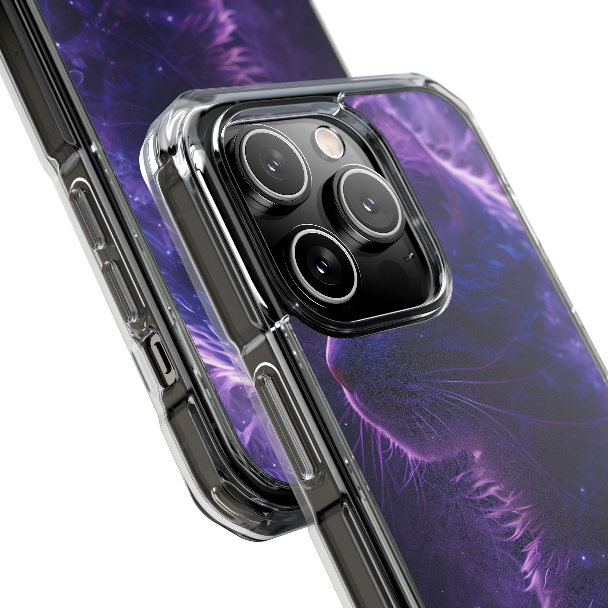 Mystical Starlit Cat iPhone Case - Impact