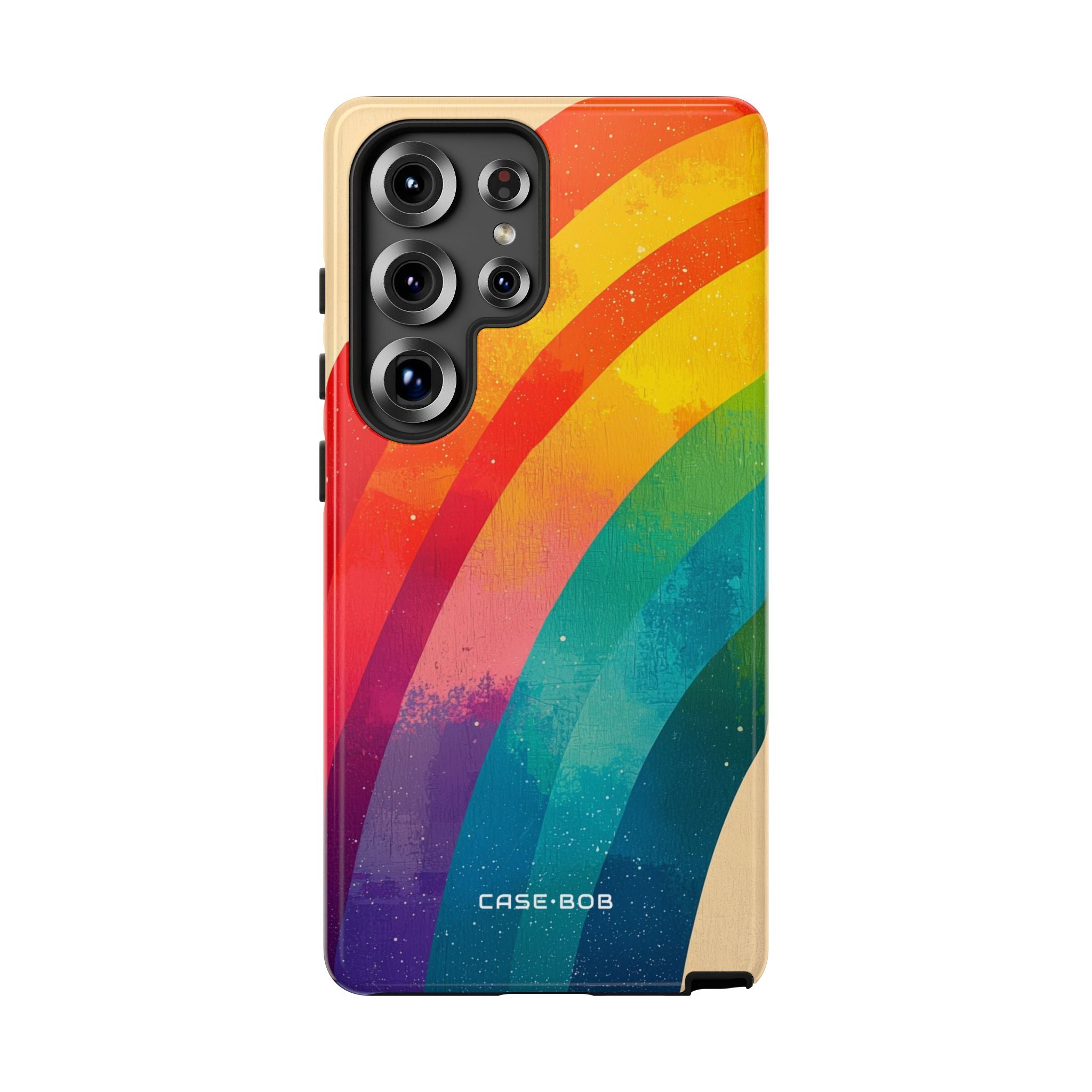 Textured Rainbow Arc Samsung S25 Ultra Case - Tough