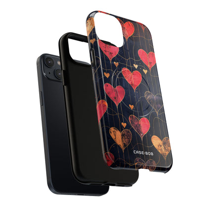 Golden Hearts Network iPhone 14 Plus Case - Tough+