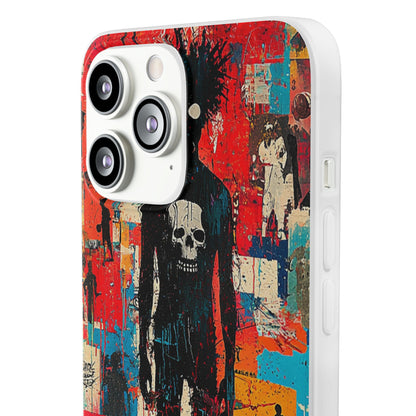 Spiky Skull Silhouette iPhone 13 Pro Max - Soft