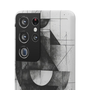 Monochrome Geometry | Slim Phone Case for Samsung