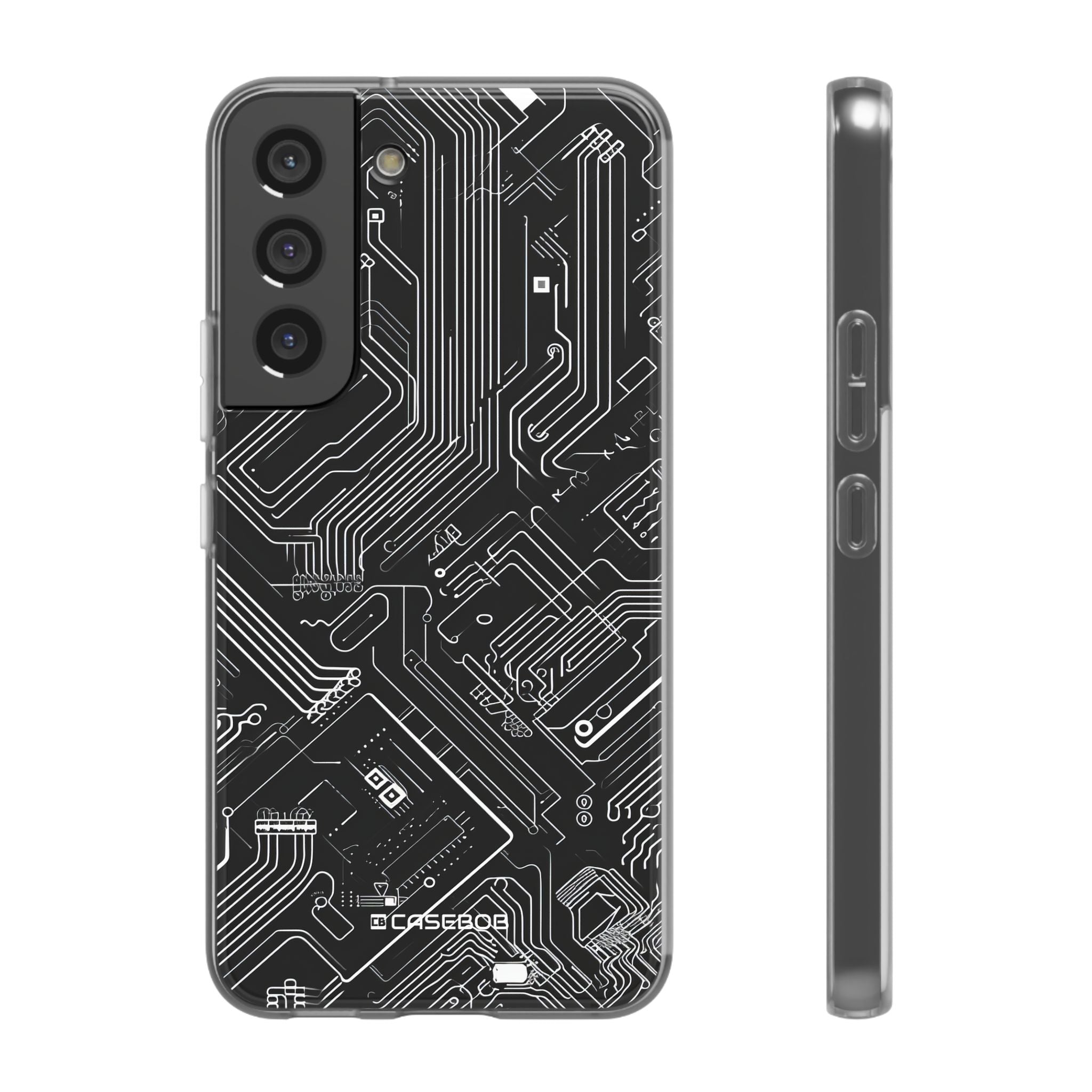 Cyber Circuitry Art | Flexible Phone Case for Samsung Galaxy