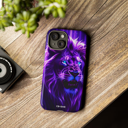 Neon Lion Majesty - iPhone Case