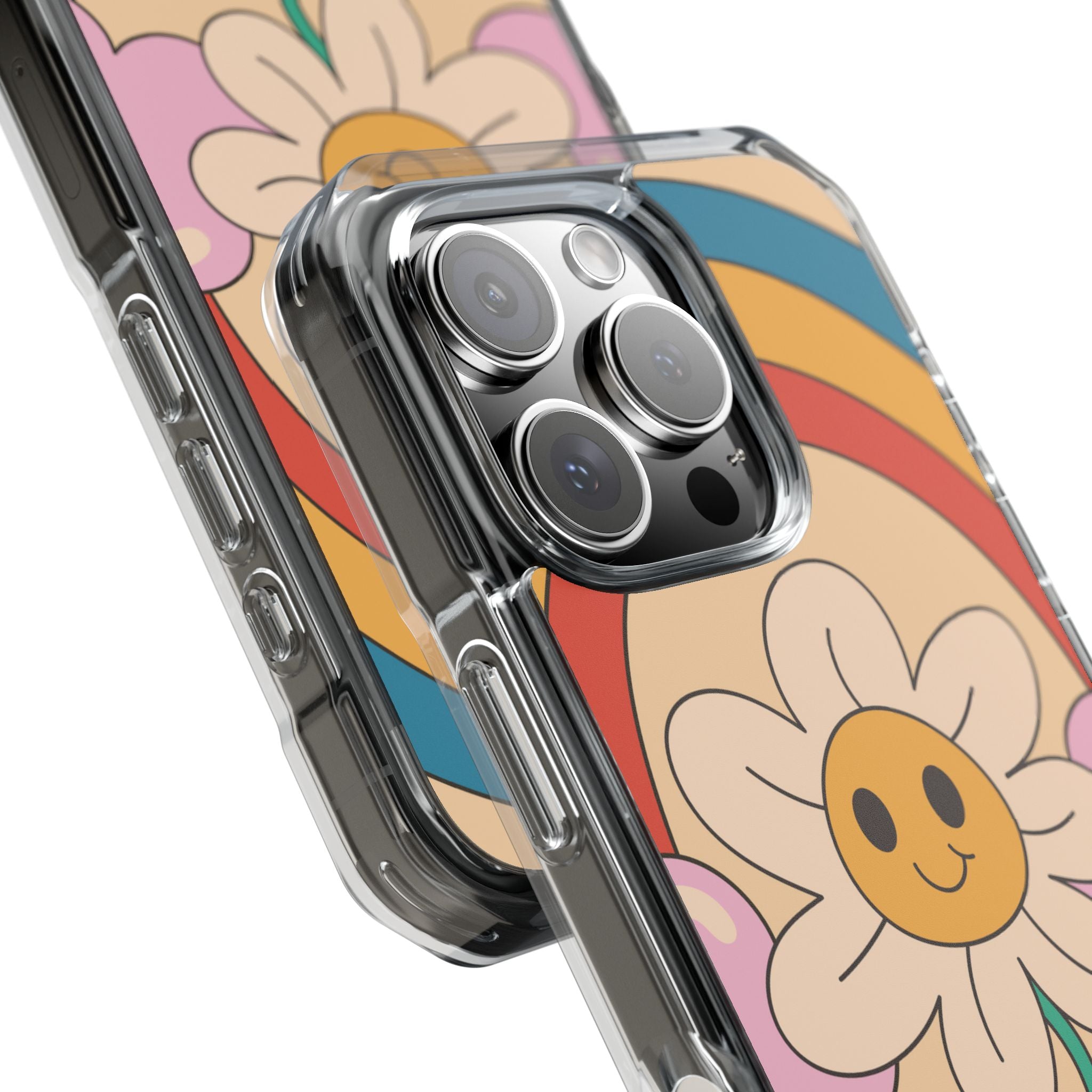 Joyful Retro Bloom iPhone Case - Impact