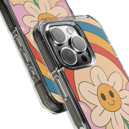 Joyful Retro Bloom iPhone Case - Impact