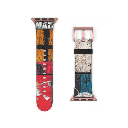 White Orb Graffiti - Watch Band