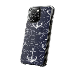 Nautical Whimsy – Handyhülle für iPhone (Clear Impact – Magnetisch)