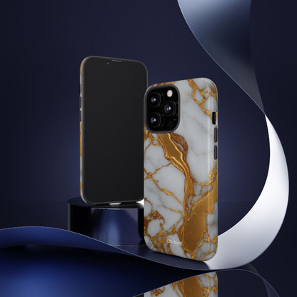 Golden Veins Flow - iPhone Case