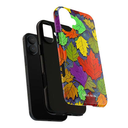 Vivid Leafstorm iPhone 16 Plus Case - Tough