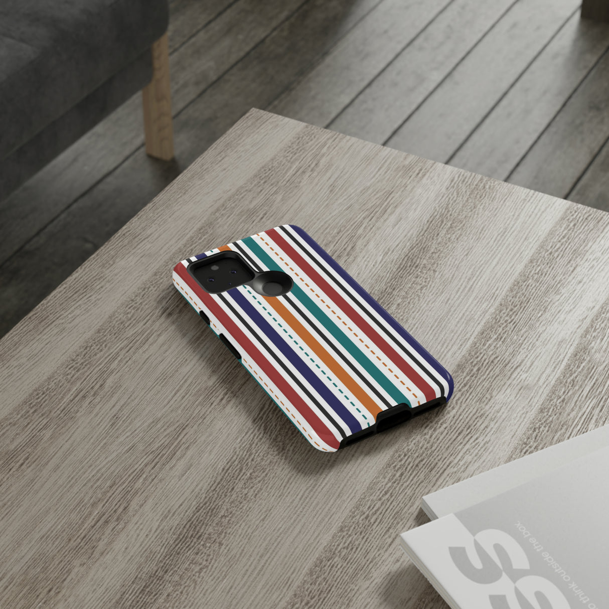 Modern Stripe Line - Protective Phone Case