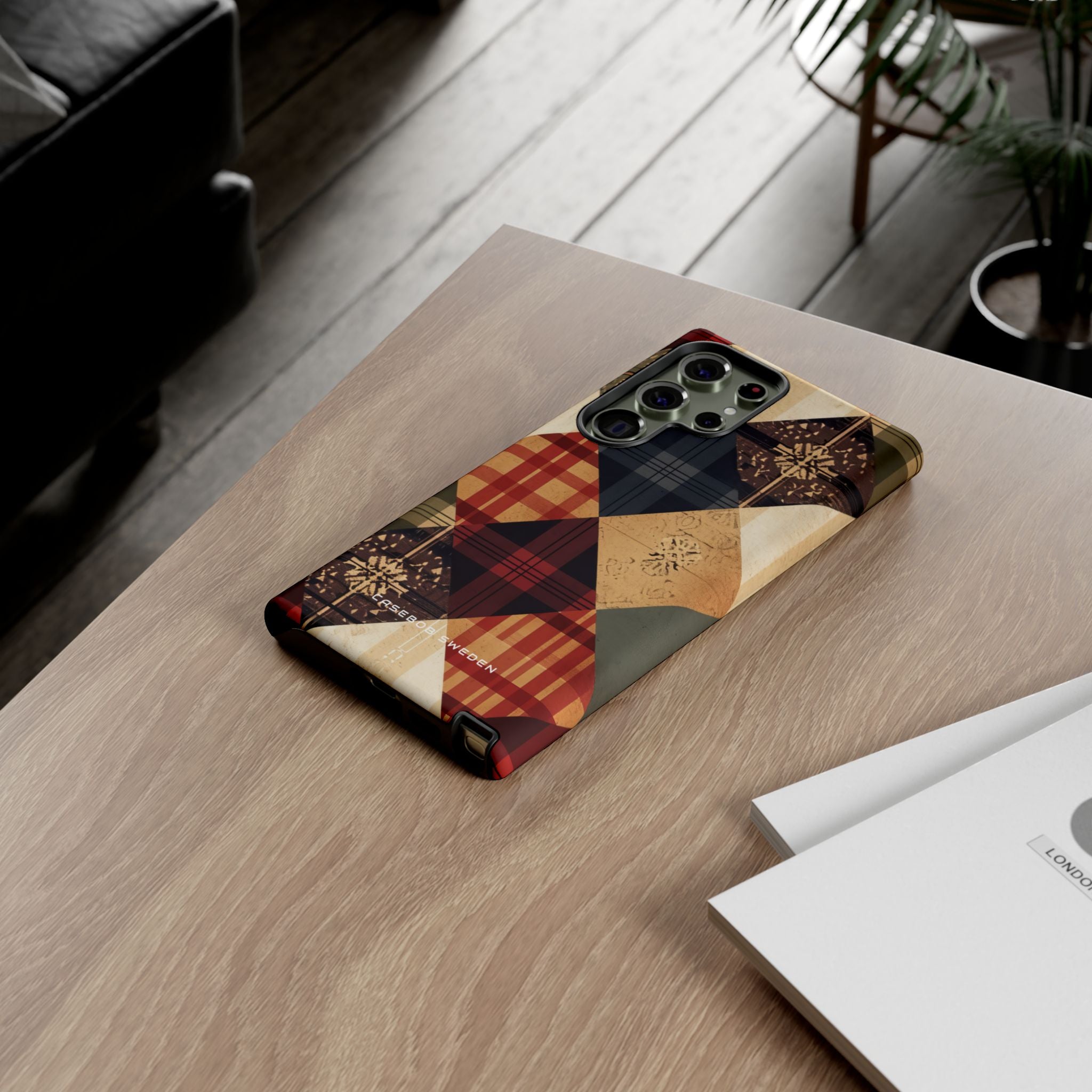 Rustic Geometric Patchwork Harmony Samsung S23 - Tough Phone Case