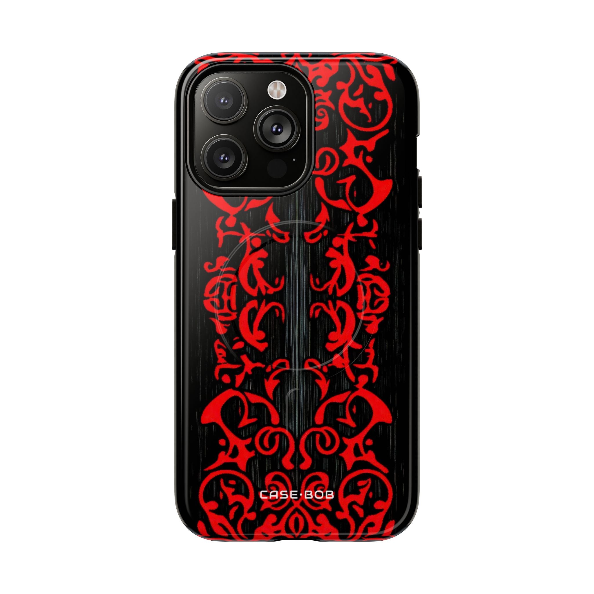 Crimson Spiral iPhone 14 Pro Max Case - Tough+