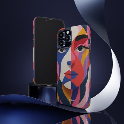 Color Swirls Embrace - iPhone Case