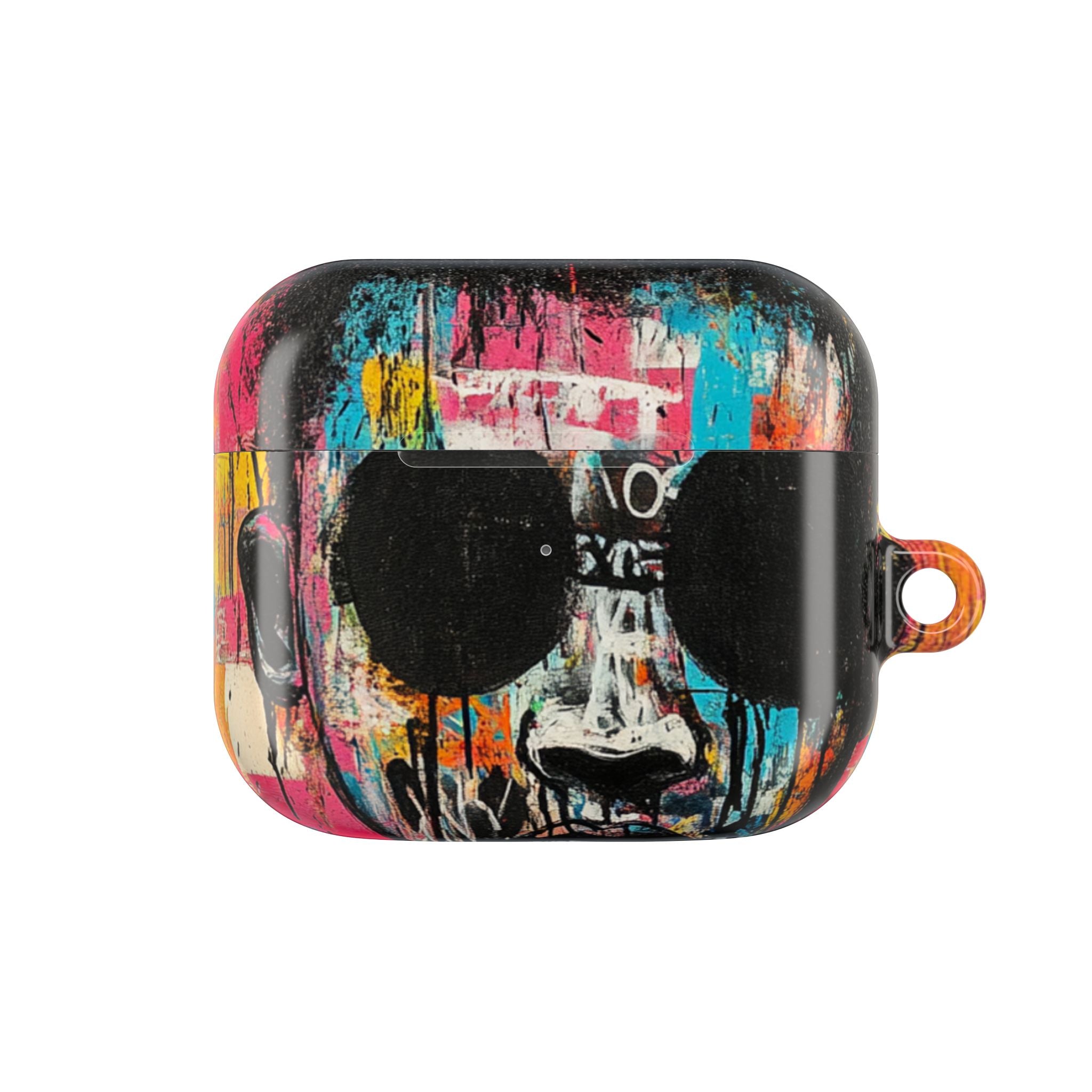 Black Orb Face - AirPods Case