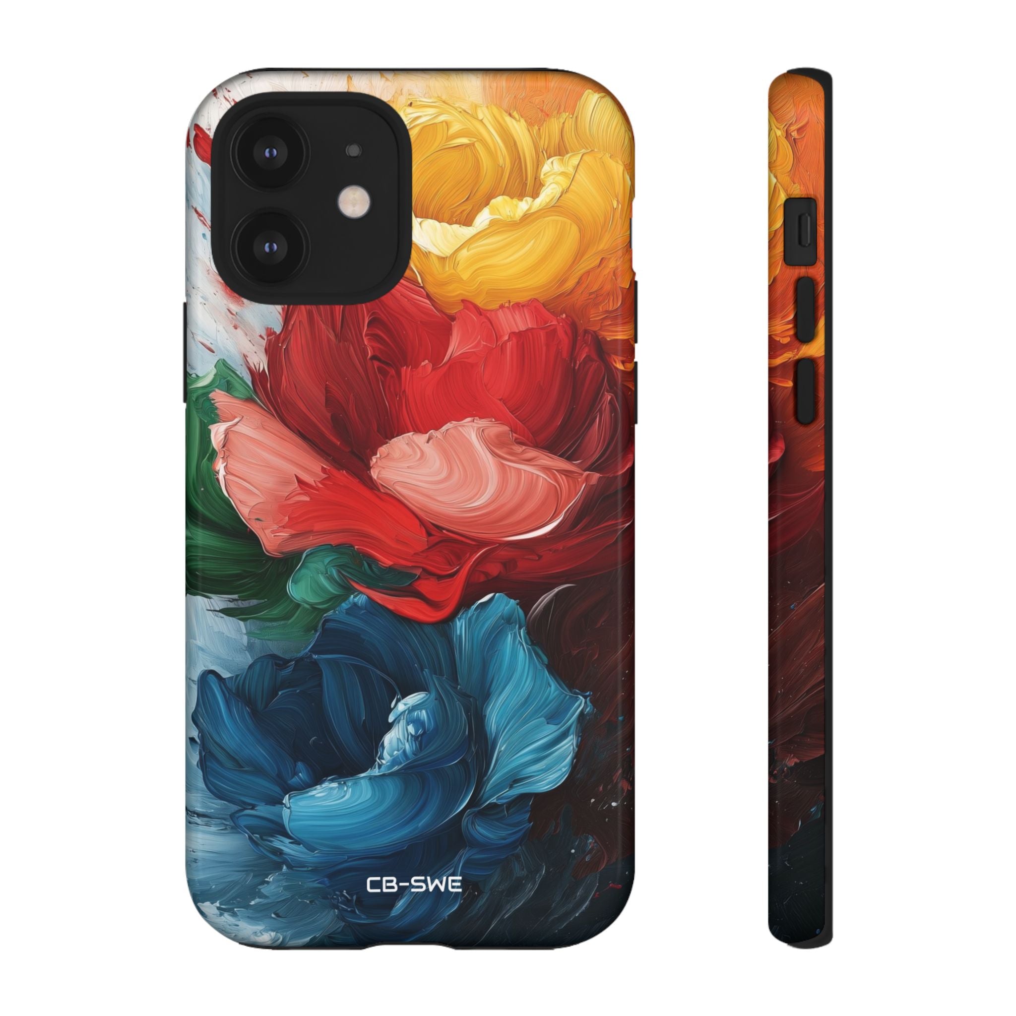 Vibrant Floral Dance - iPhone Case