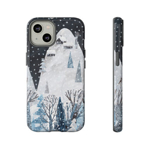 Cute Winter Landscape - Protective Phone Case