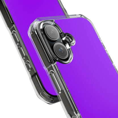 Vivid Violet - Clear Impact iPhone 16 Phone Case