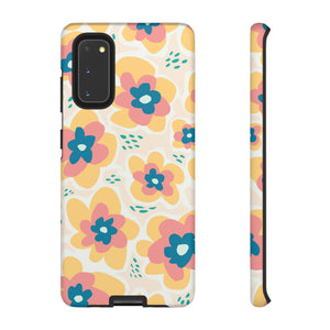 Yellow Happy Flower - Protective Phone Case