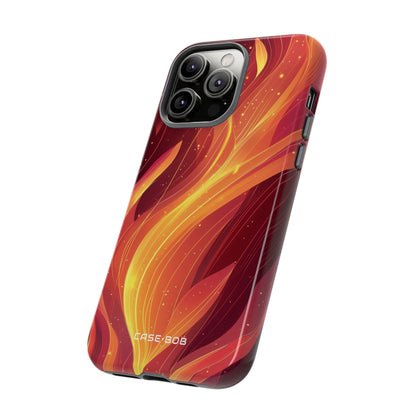 Flaming Flow iPhone 14 Pro Max Case - Tough