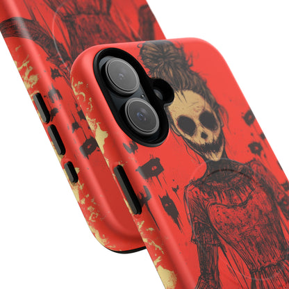 Haunting Scarlet Descent iPhone 16  Tough+ Phone Case