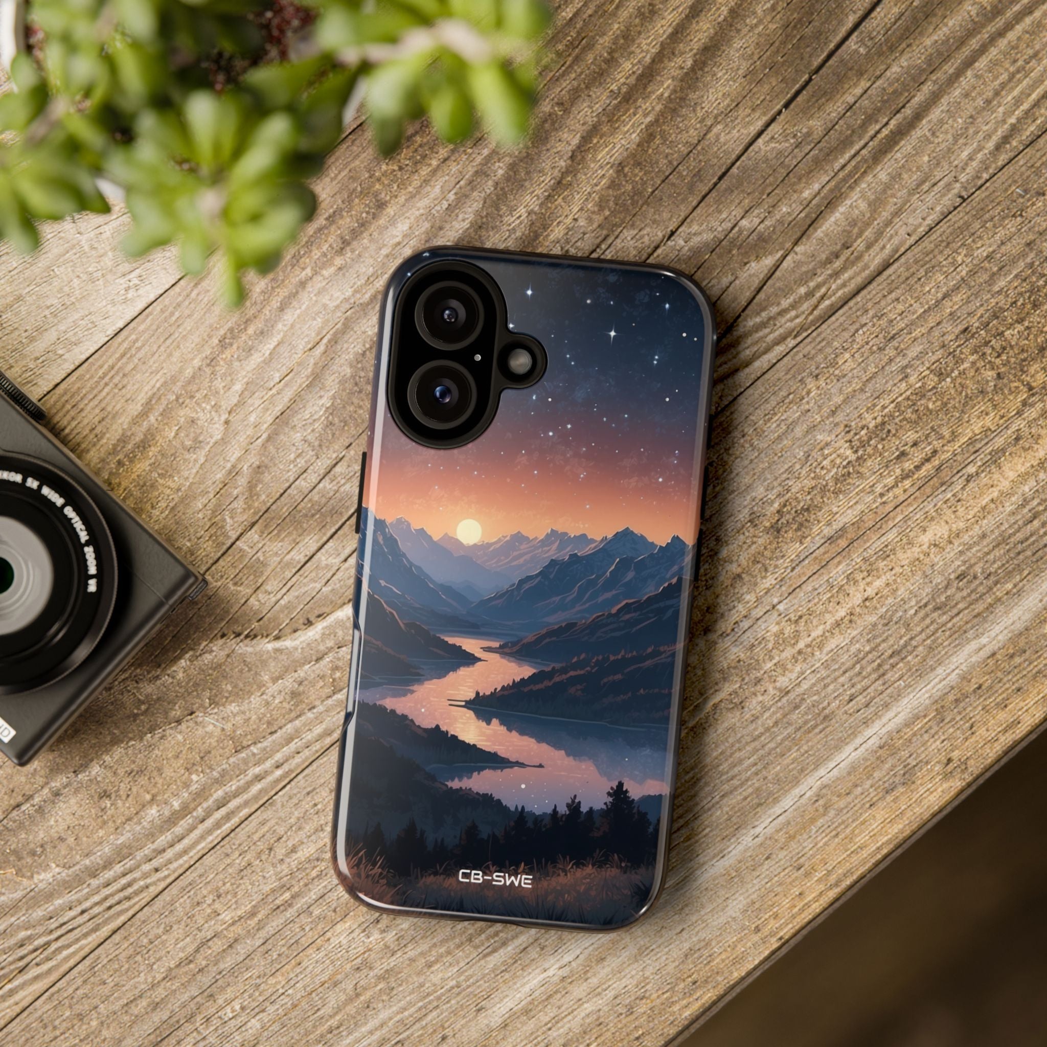 Mountains Embrace Light - iPhone Case