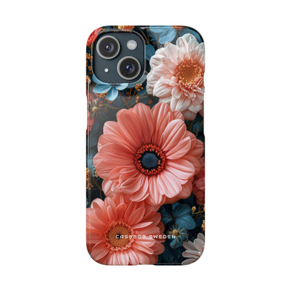 Surreal Floral Harmony iPhone 15 - Slim Phone Case