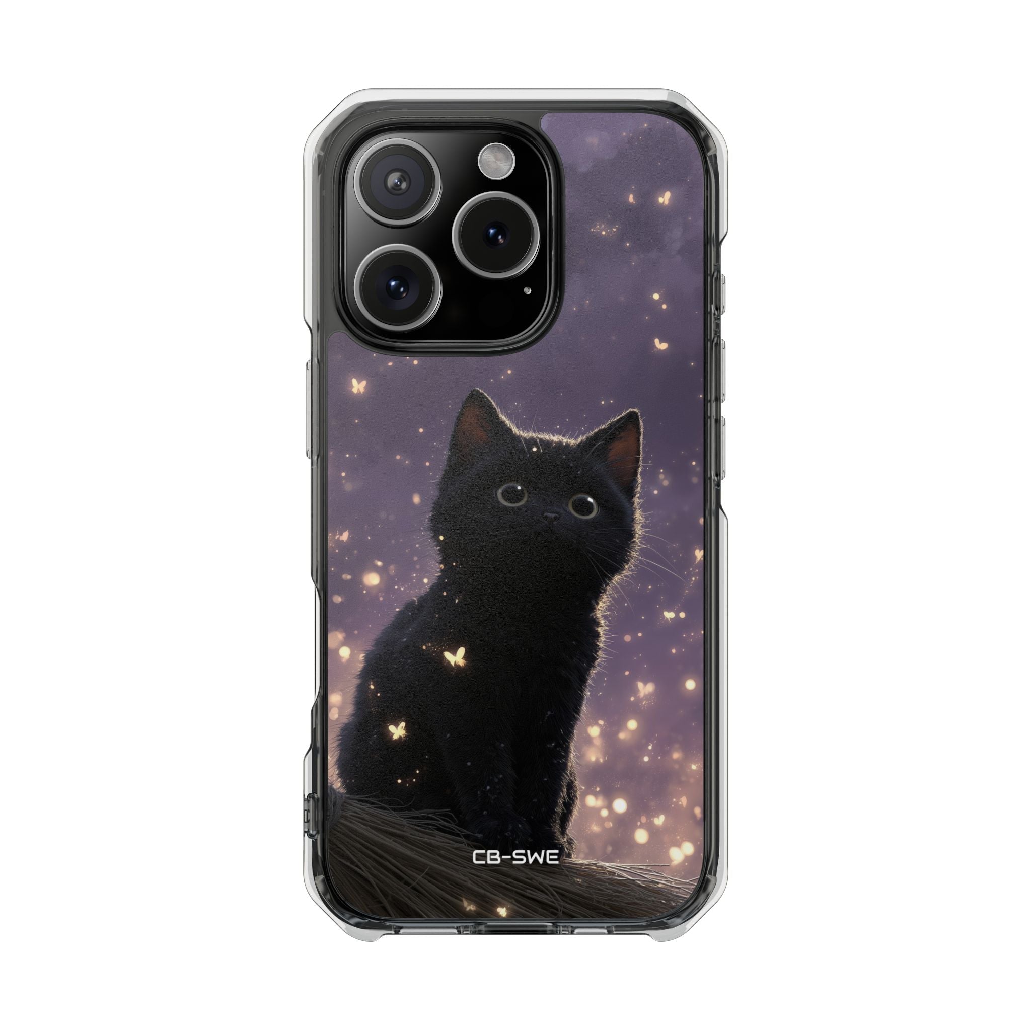 Whimsical Cat Soars iPhone Case - Impact