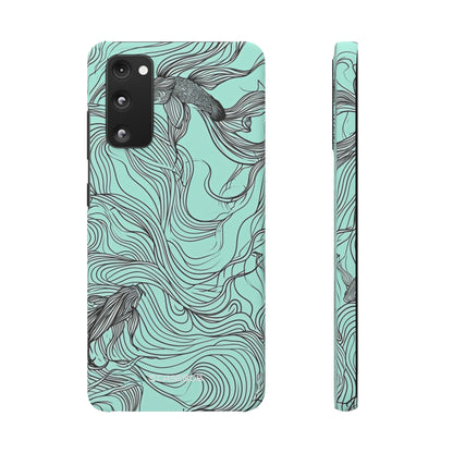 Aqua Serenity | Slim Phone Case for Samsung