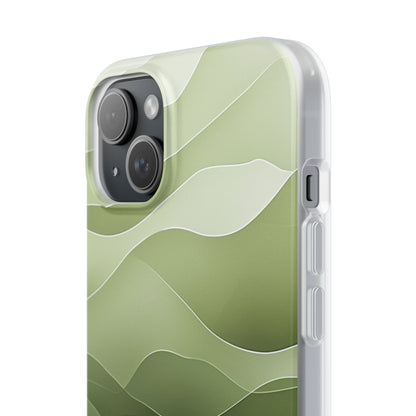 Gradient Emerald Drift iPhone 15 - Flexi Phone Case