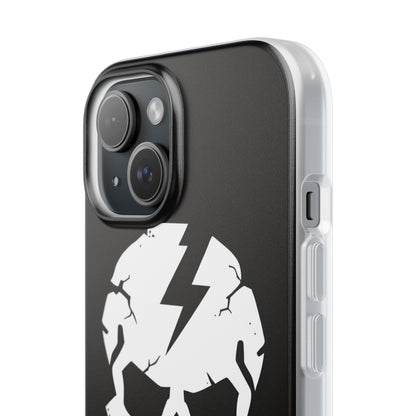 Lightning Skull iPhone 15 Case - Soft