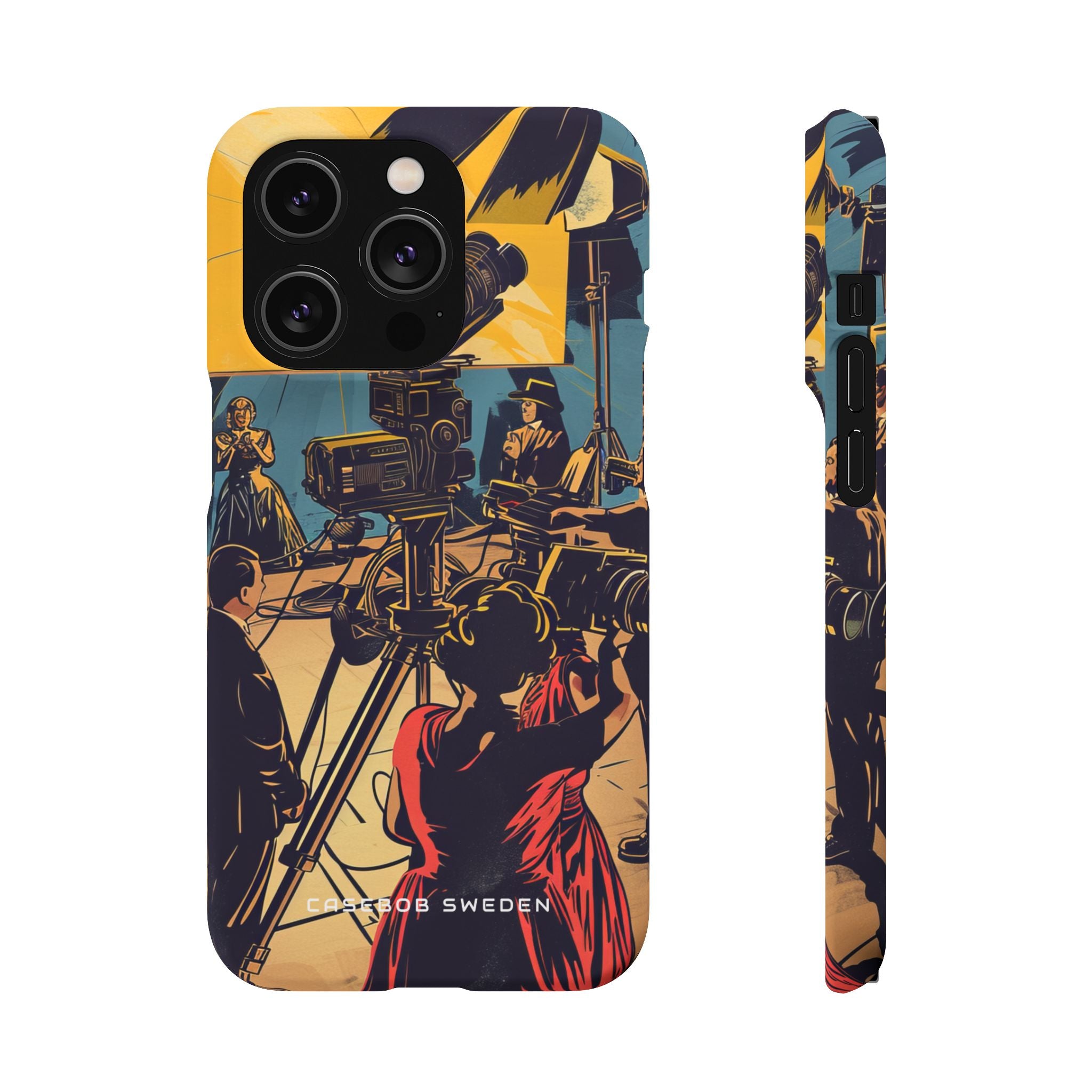 Golden Era Cinematic Spotlight iPhone 14 - Slim Phone Case